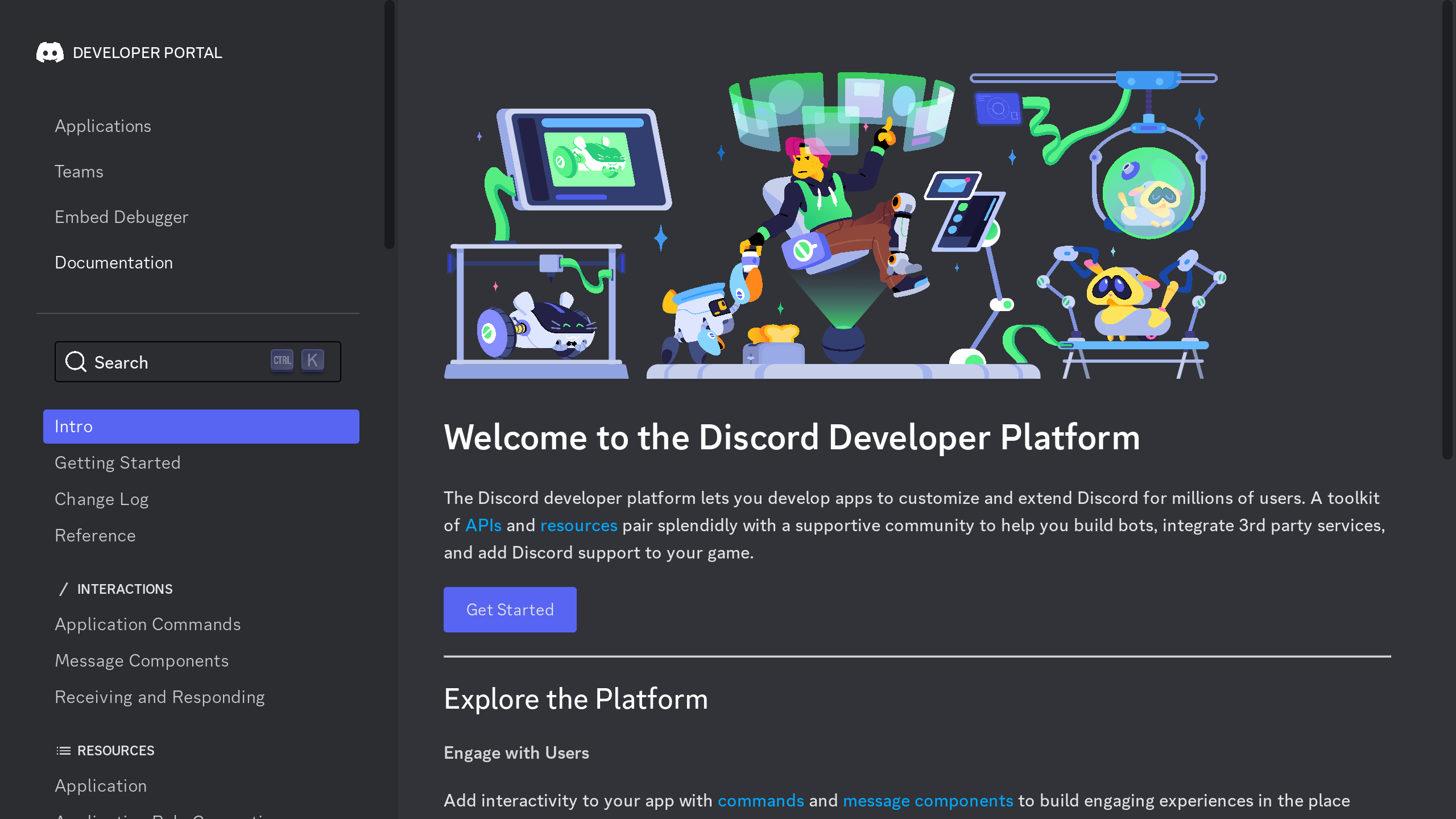 Discord's website screenshot