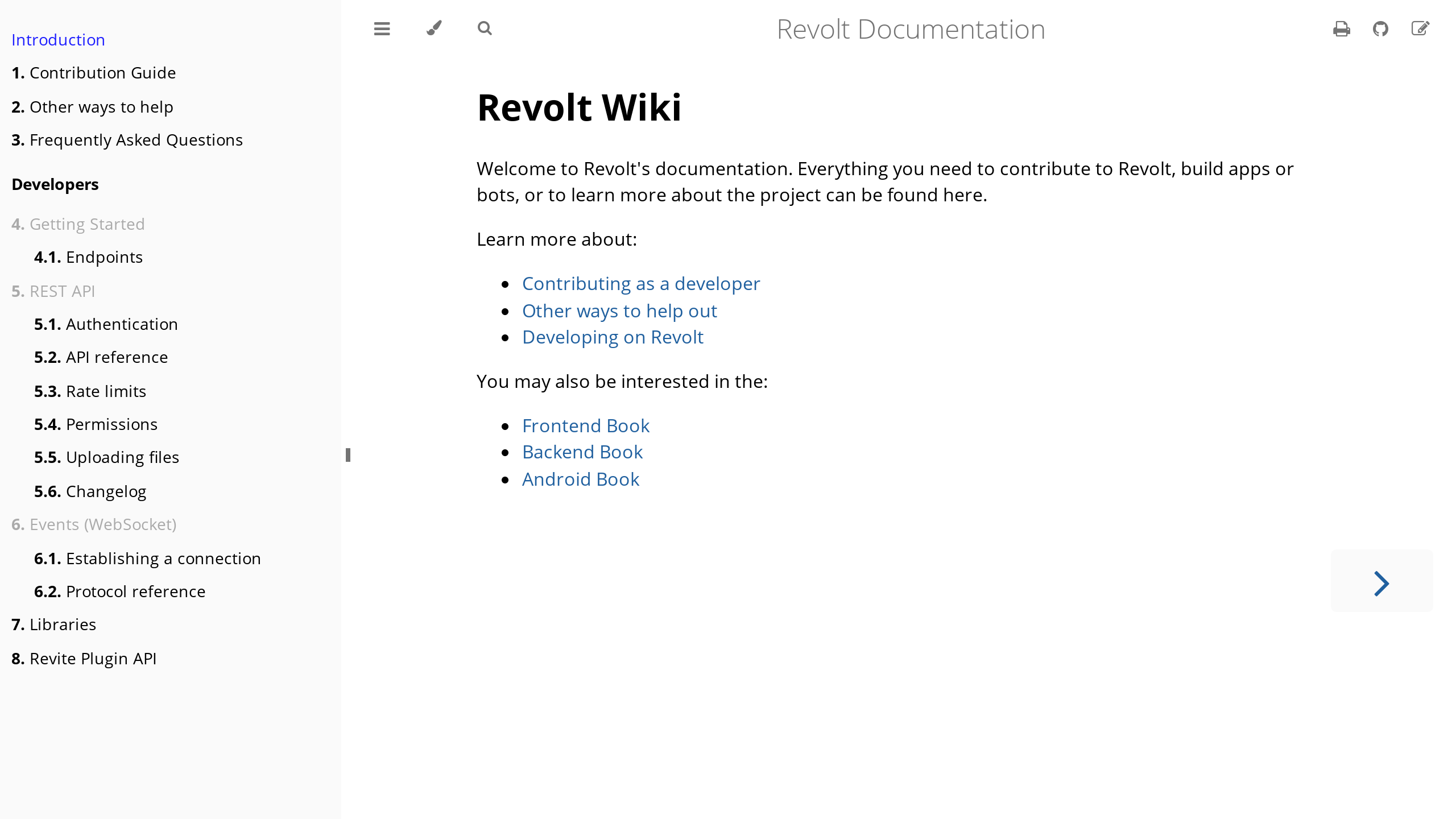 Revolt's website screenshot