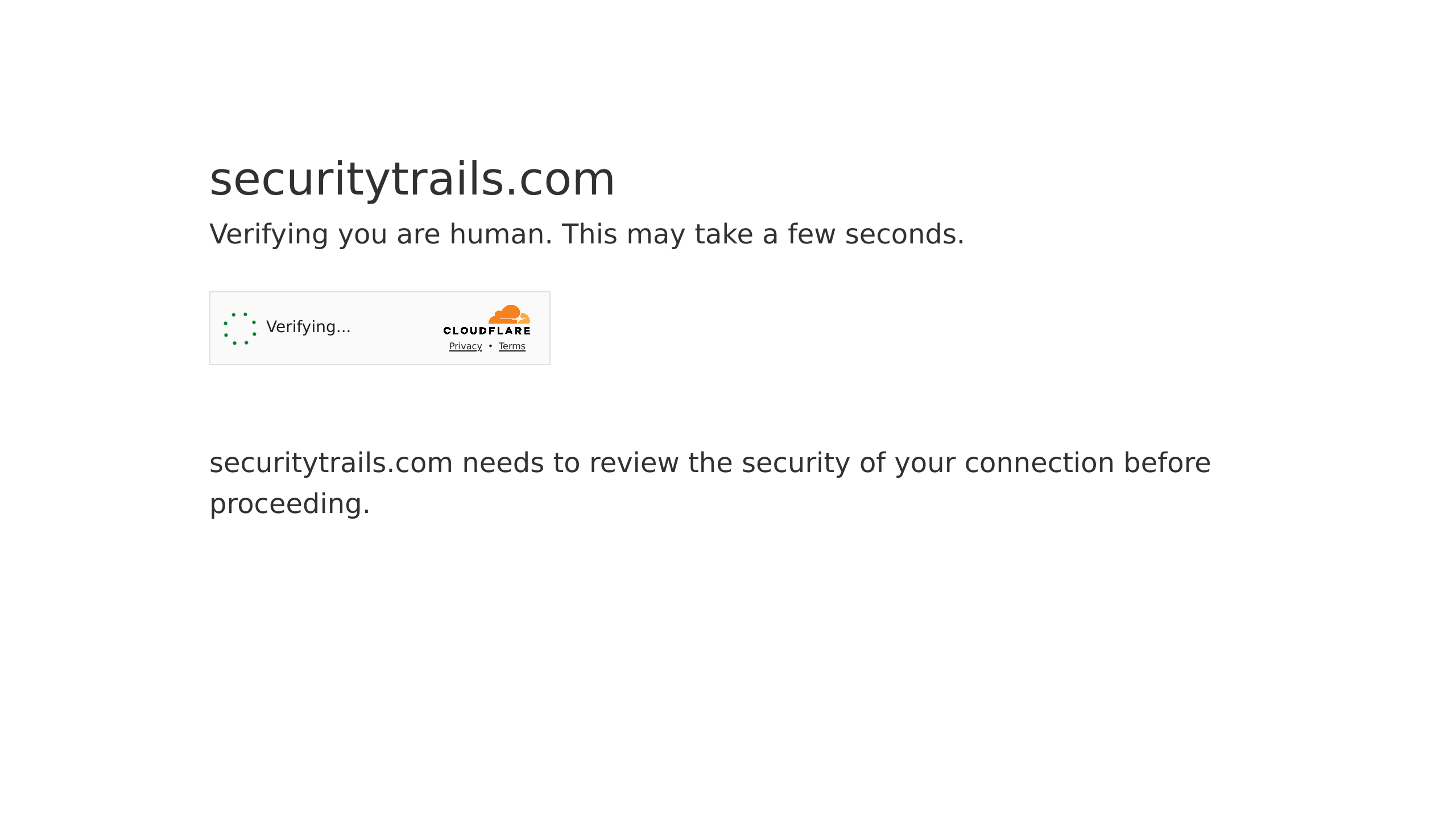 SecurityTrails's website screenshot