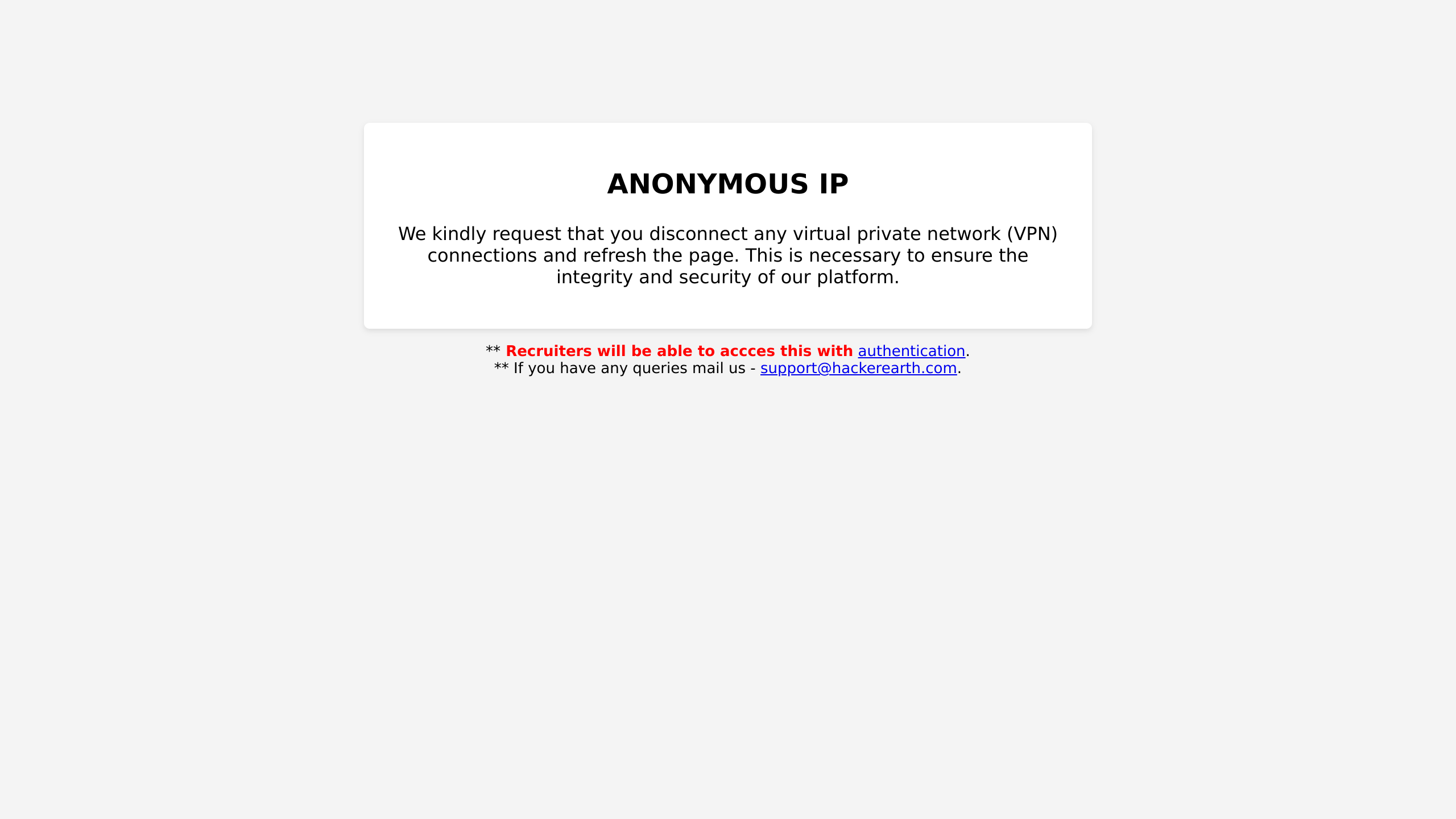 Hackerearth's website screenshot