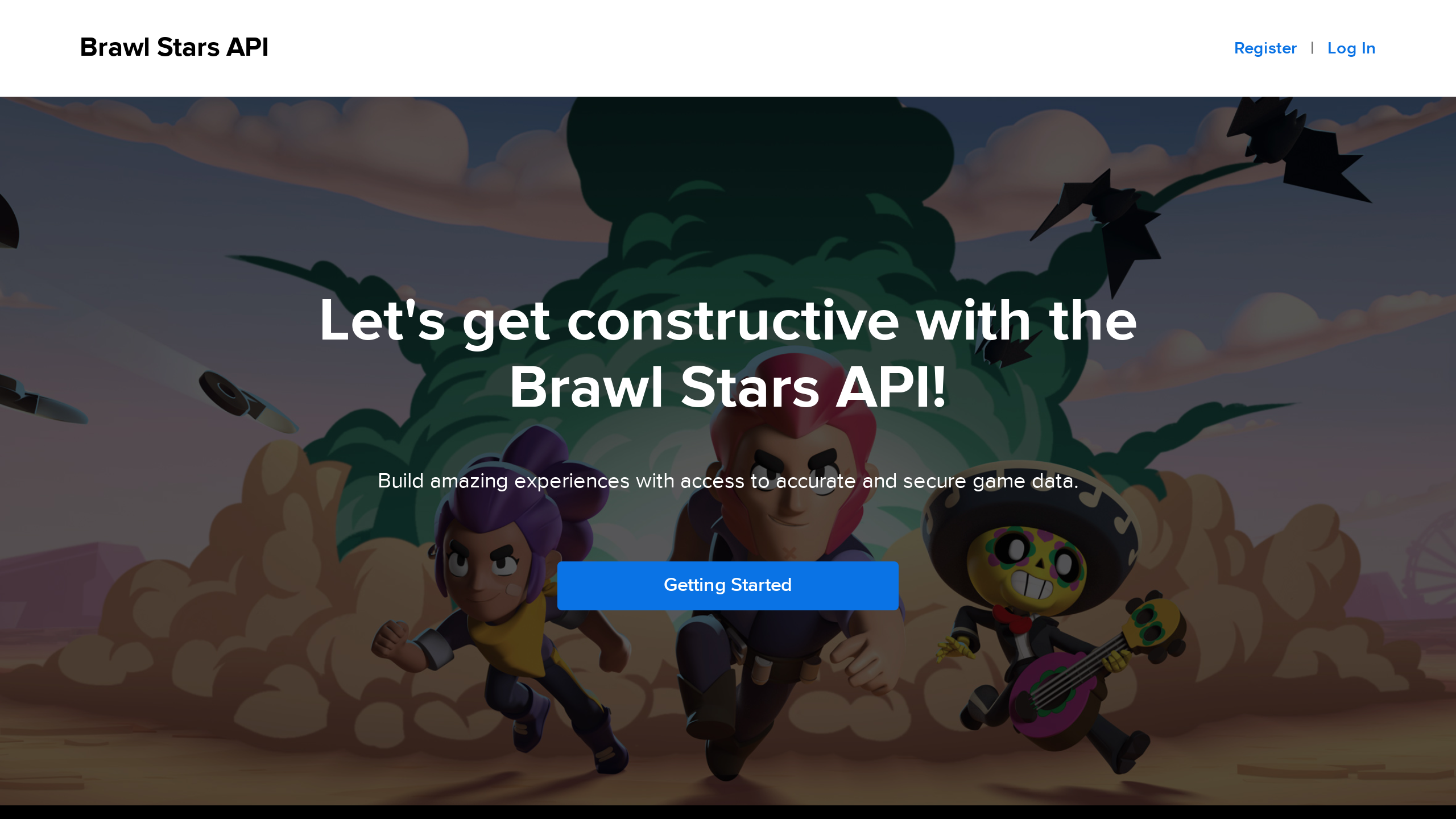 Brawl Stars's website screenshot