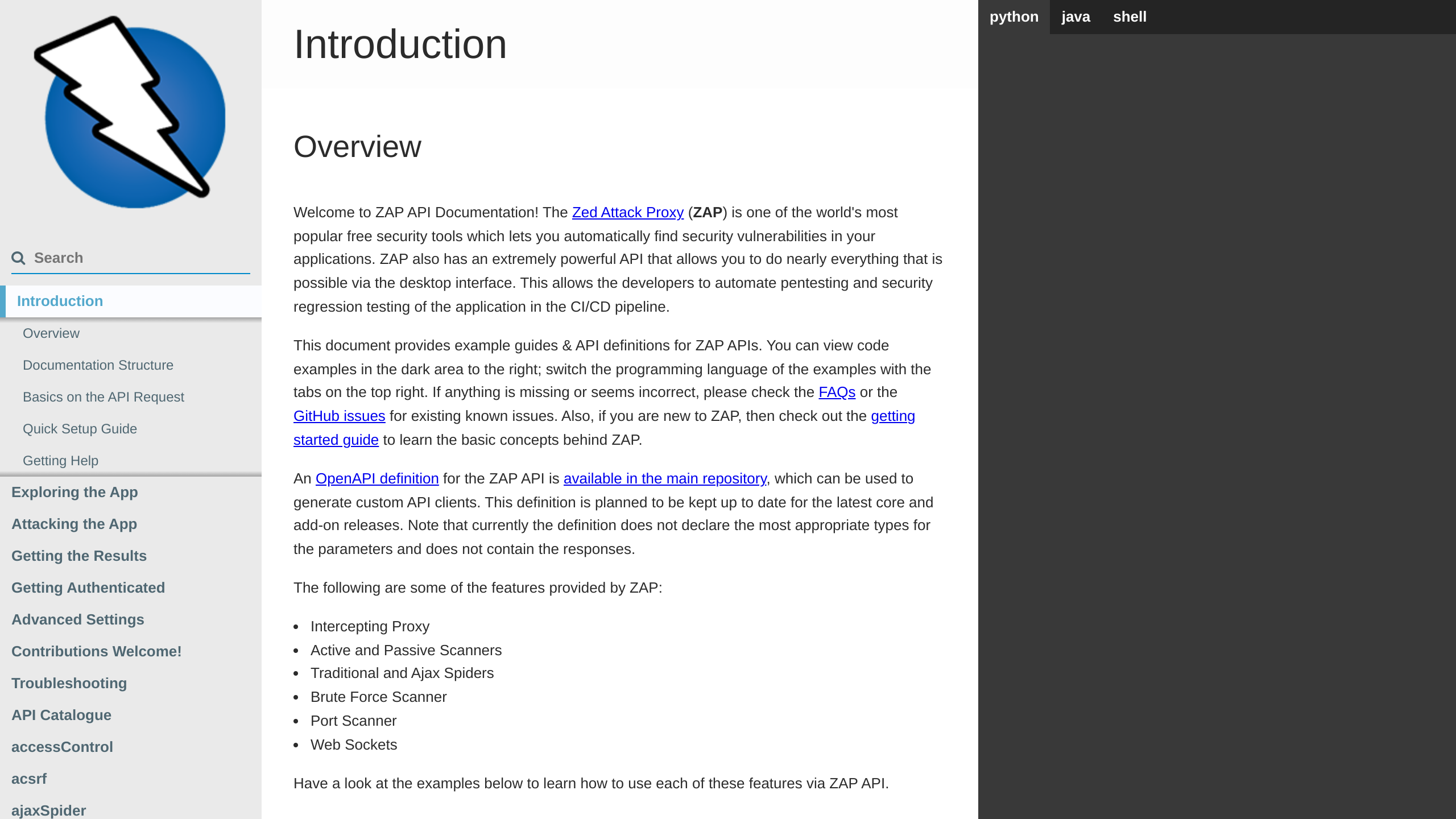 OWASP ZAP's website screenshot