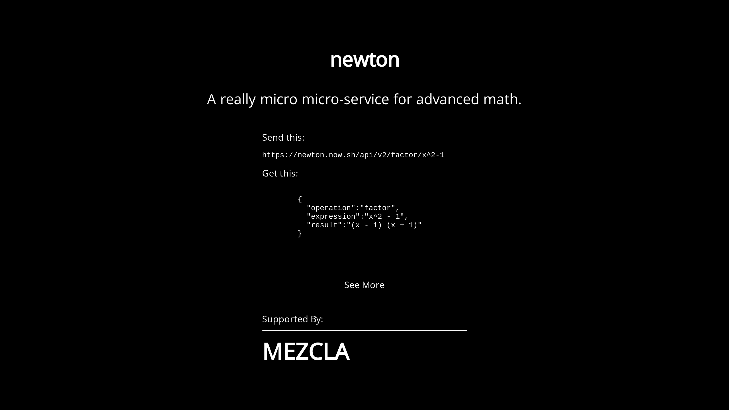 Newton's website screenshot
