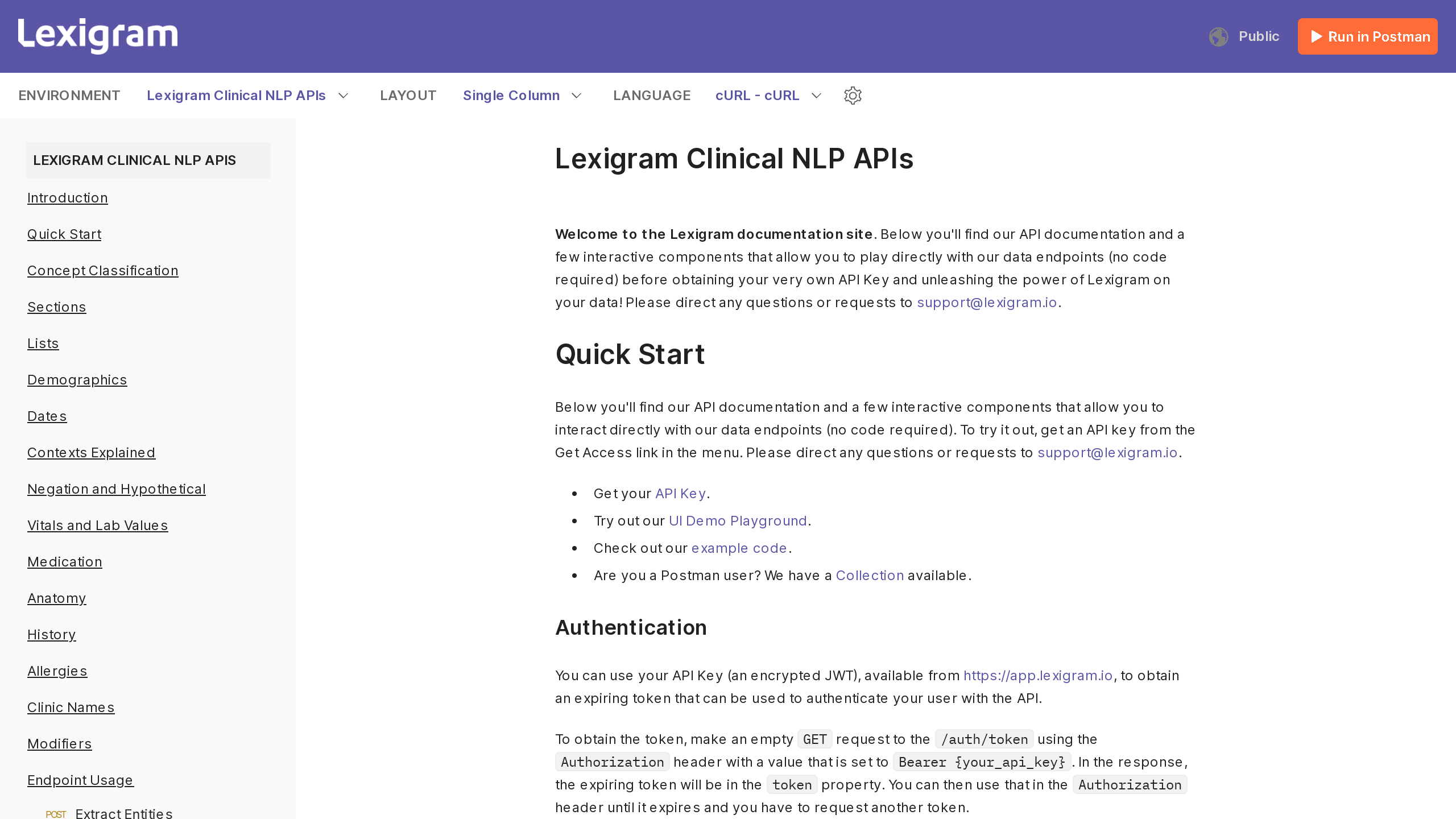 Lexigram's website screenshot