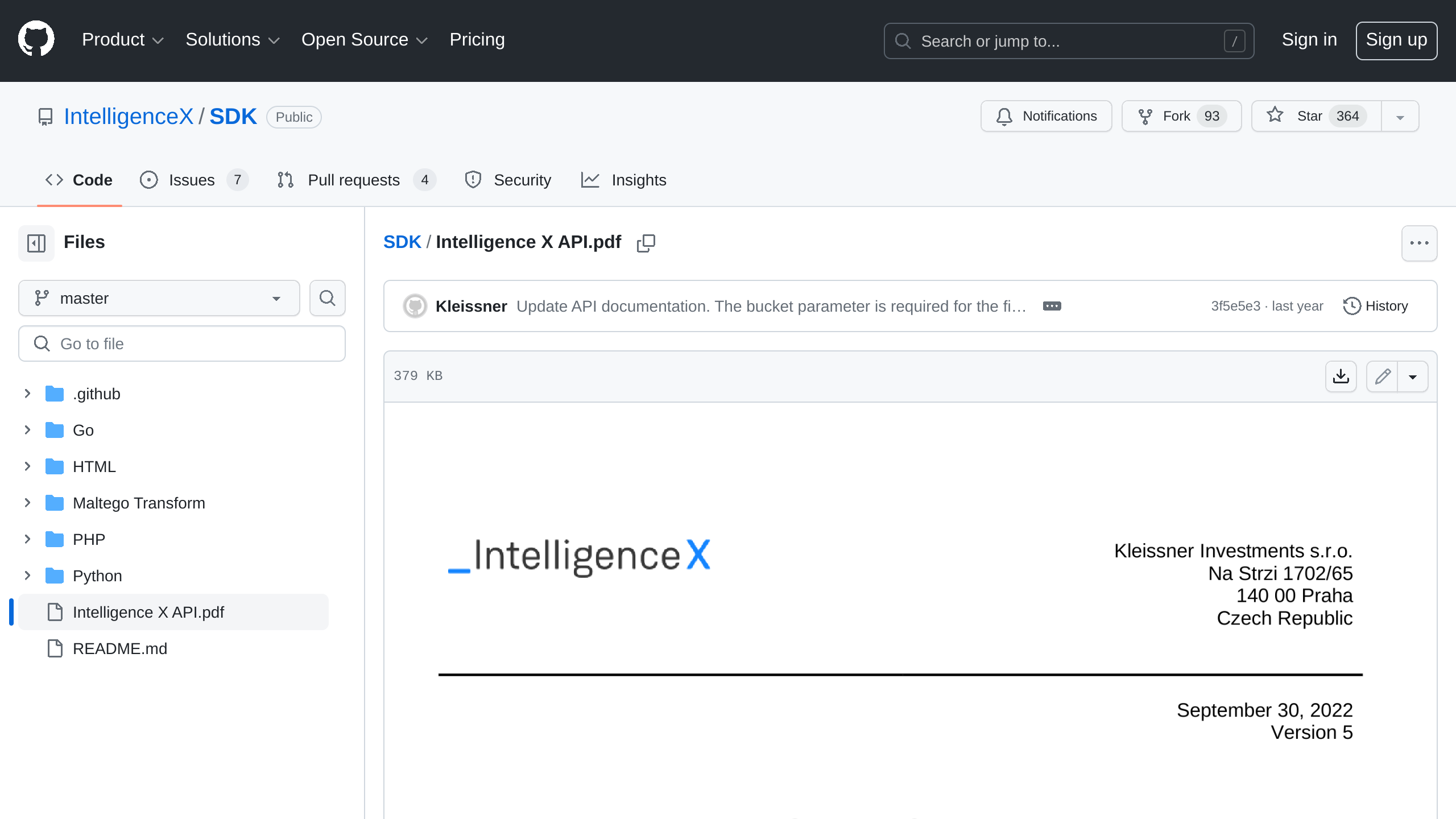 Intelligence X's website screenshot