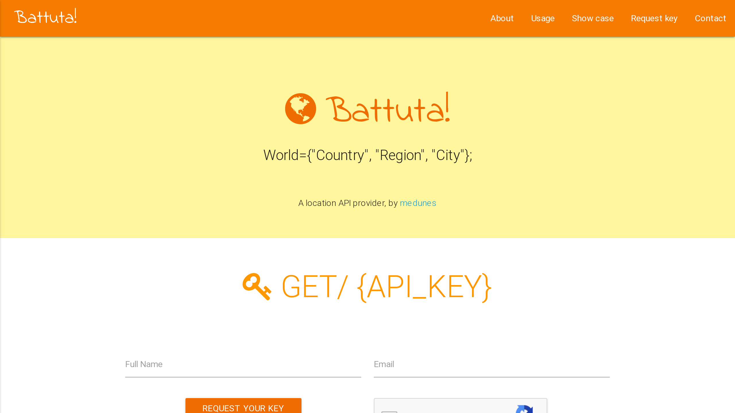 Battuta's website screenshot