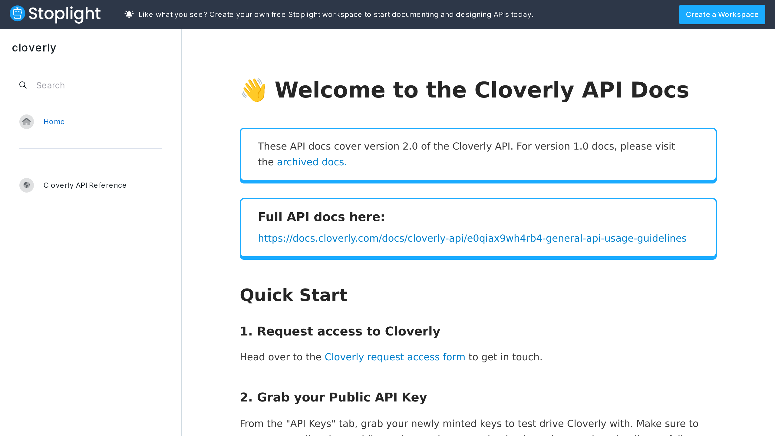 Cloverly's website screenshot