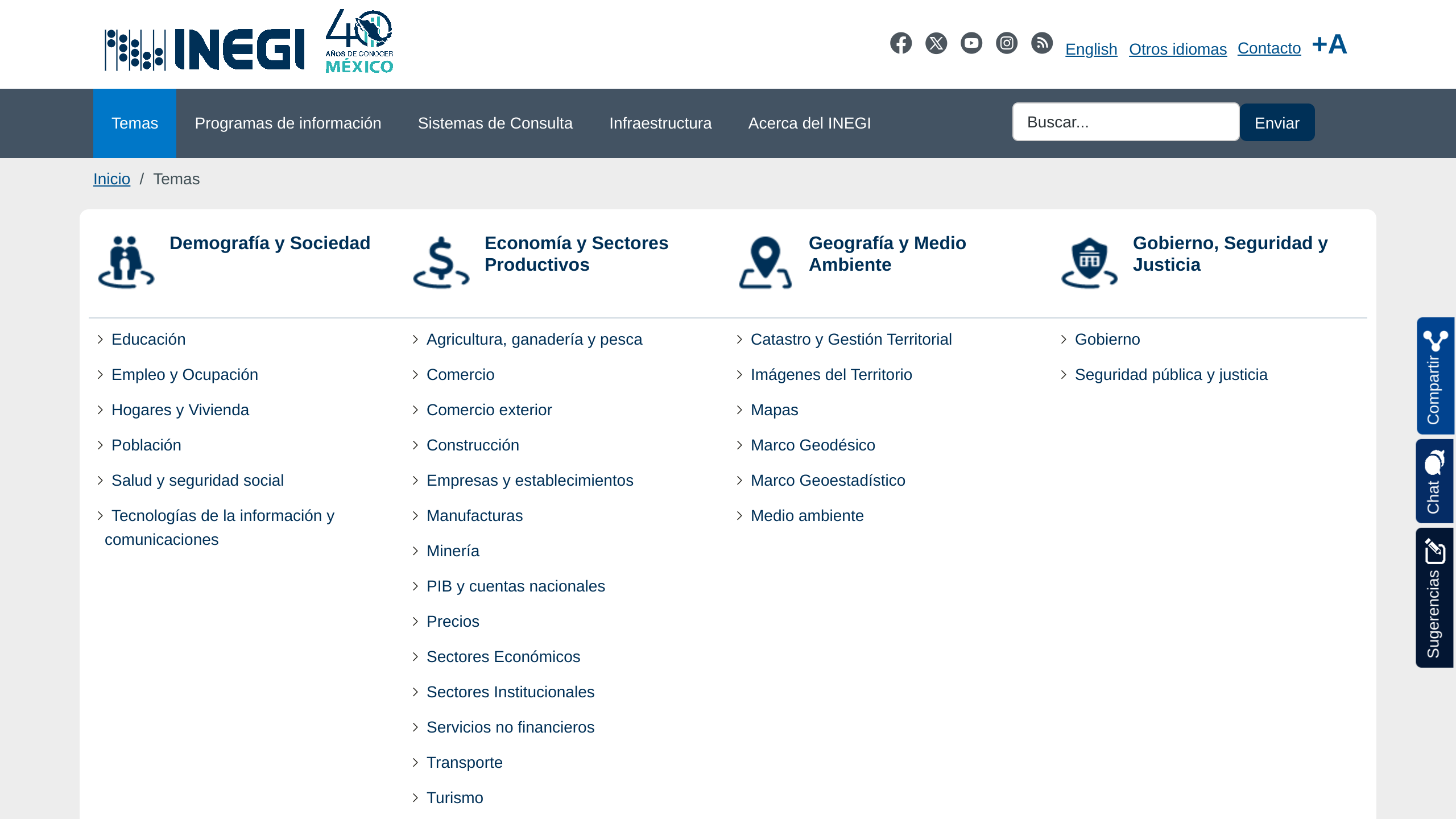 Open Government, Mexico's website screenshot