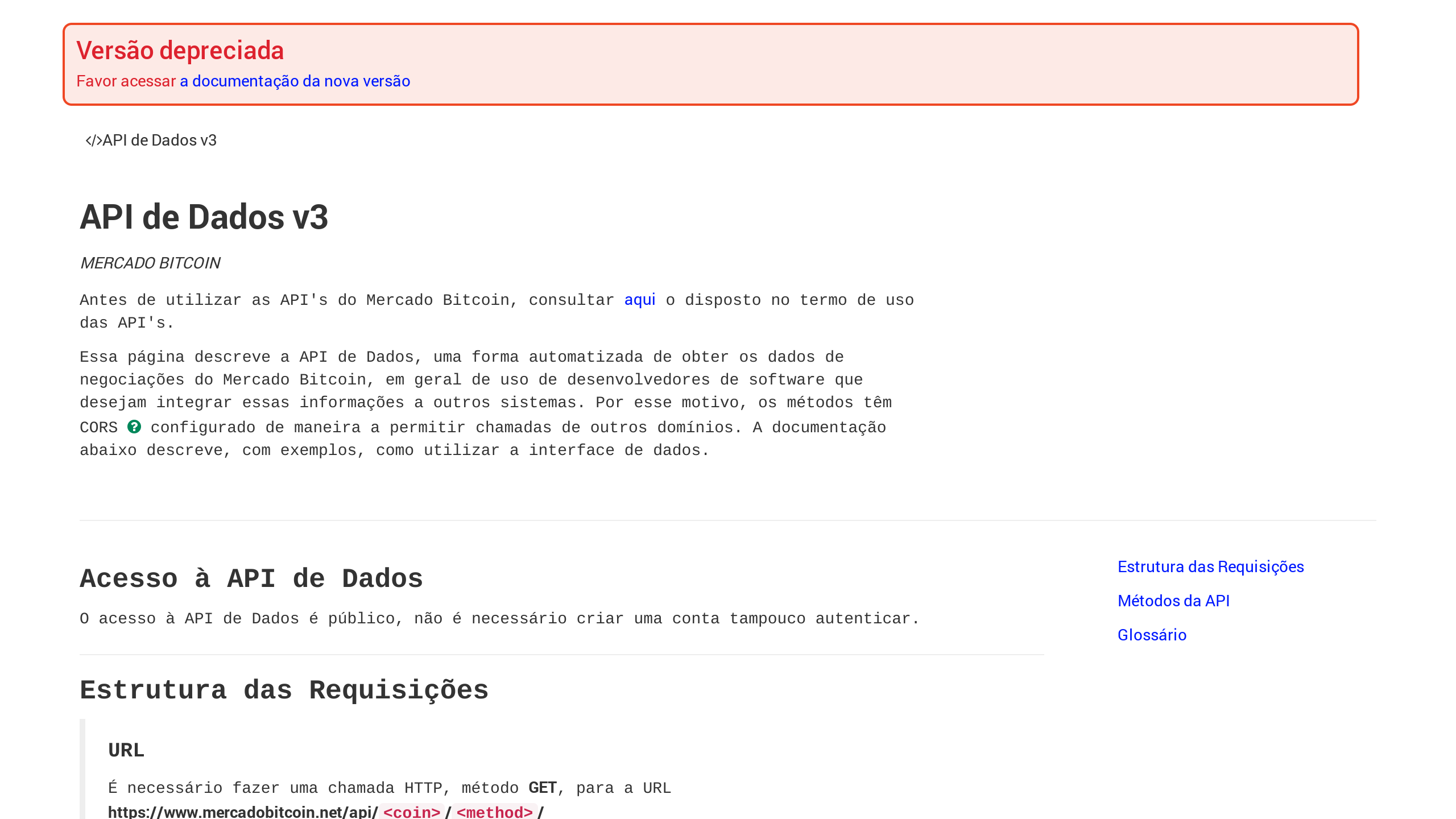 MercadoBitcoin's website screenshot