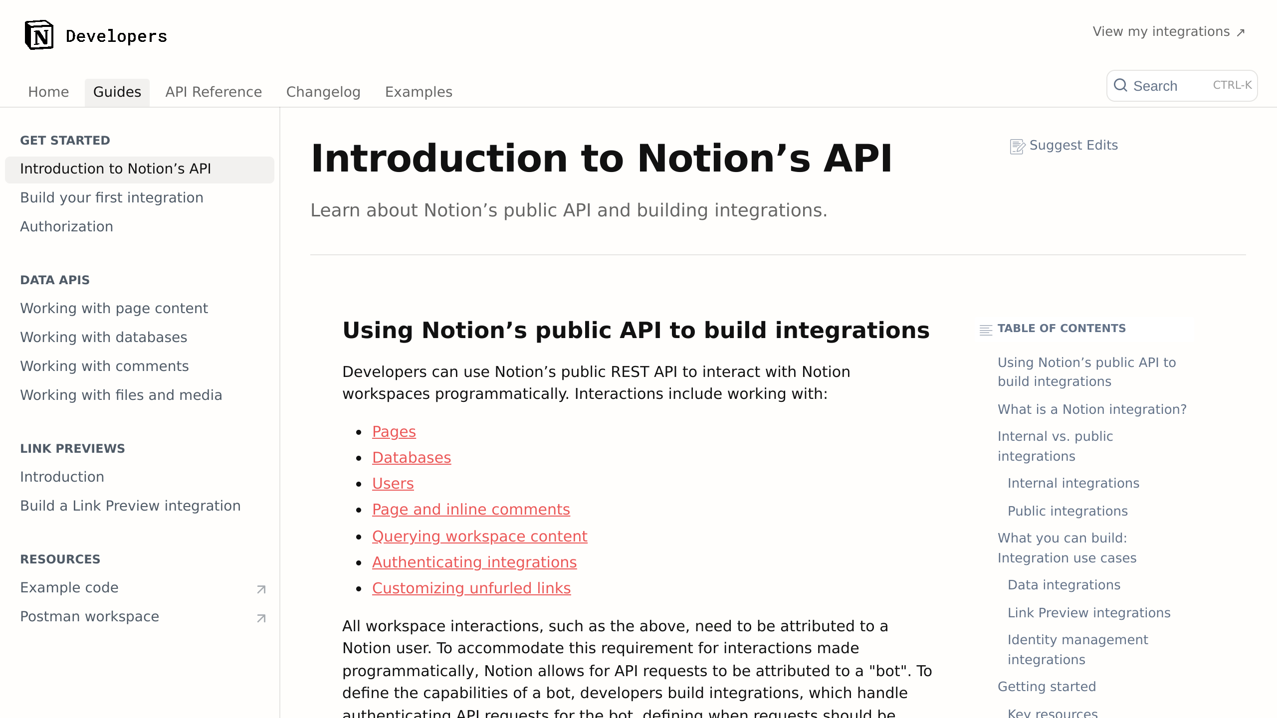 Notion's website screenshot