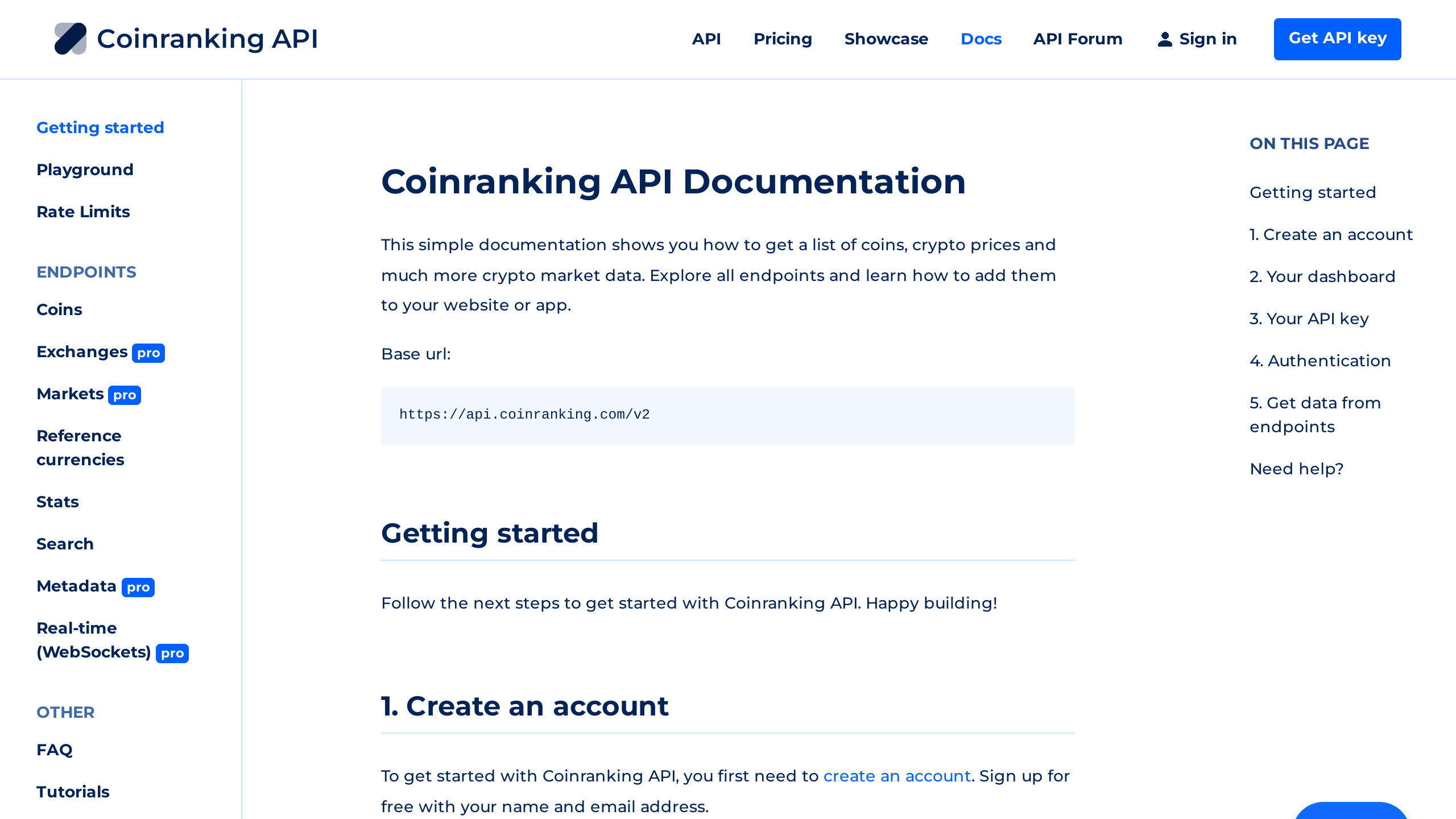 CoinRanking's website screenshot