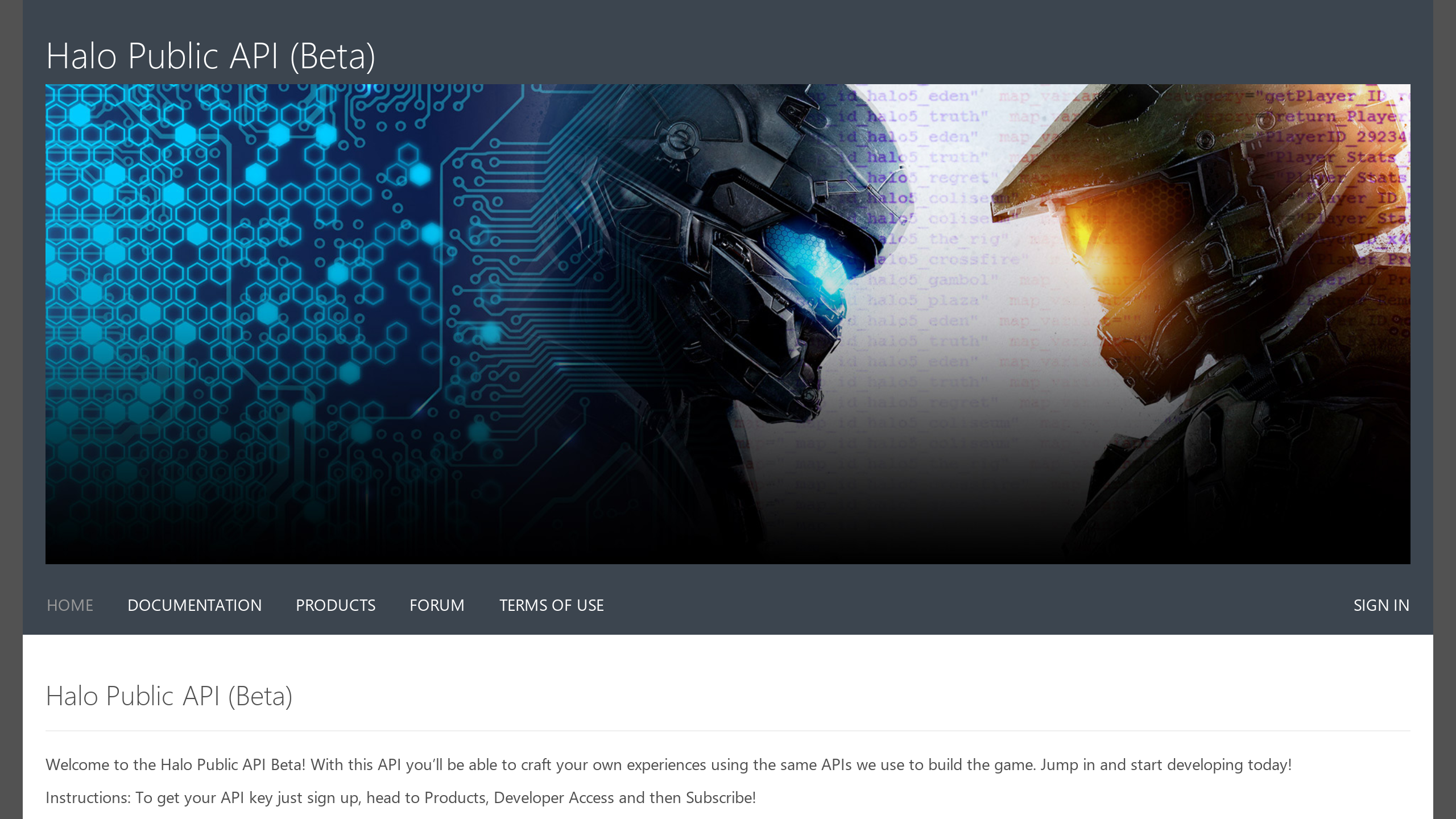 Halo's website screenshot