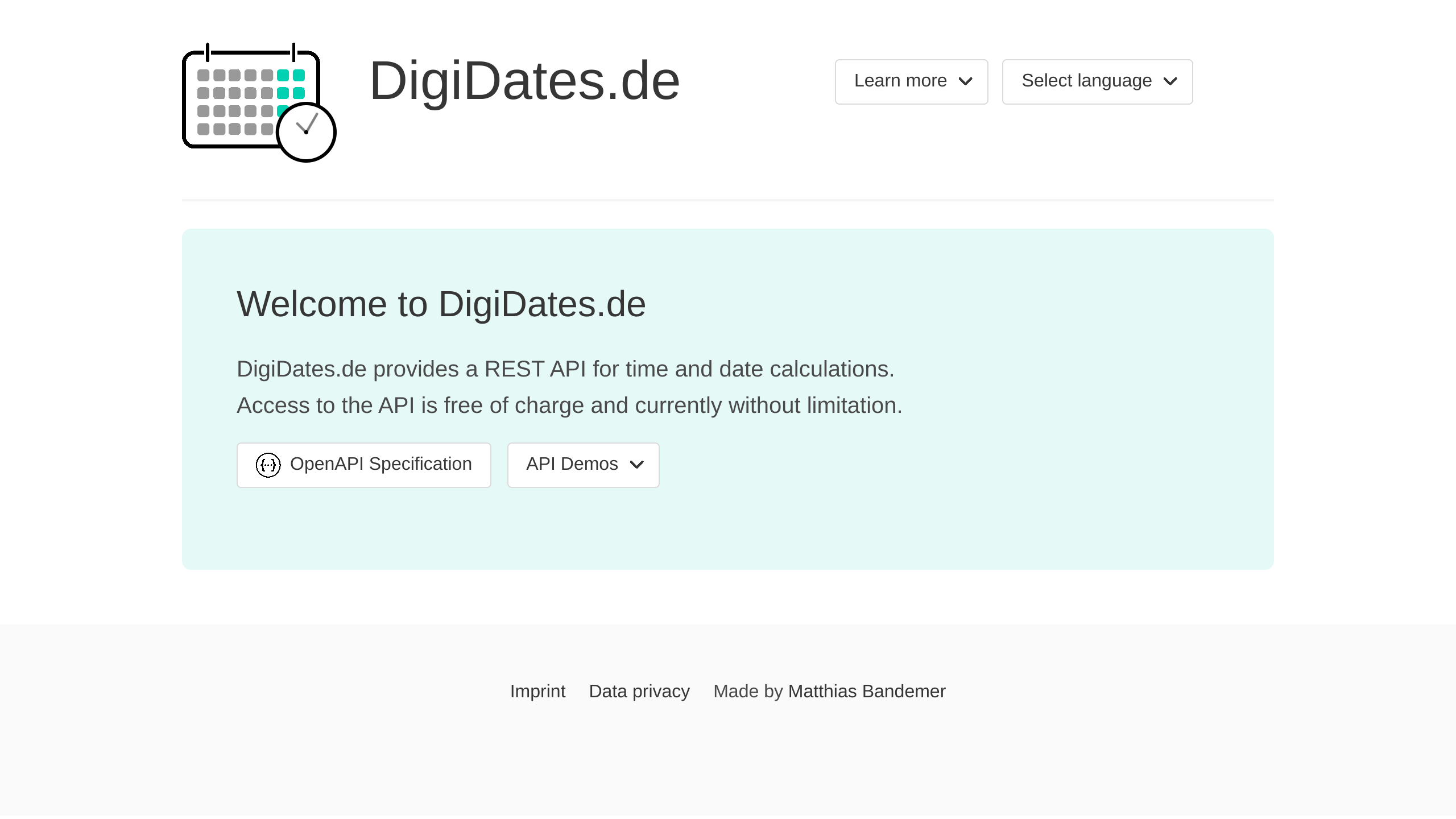 DigiDates's website screenshot