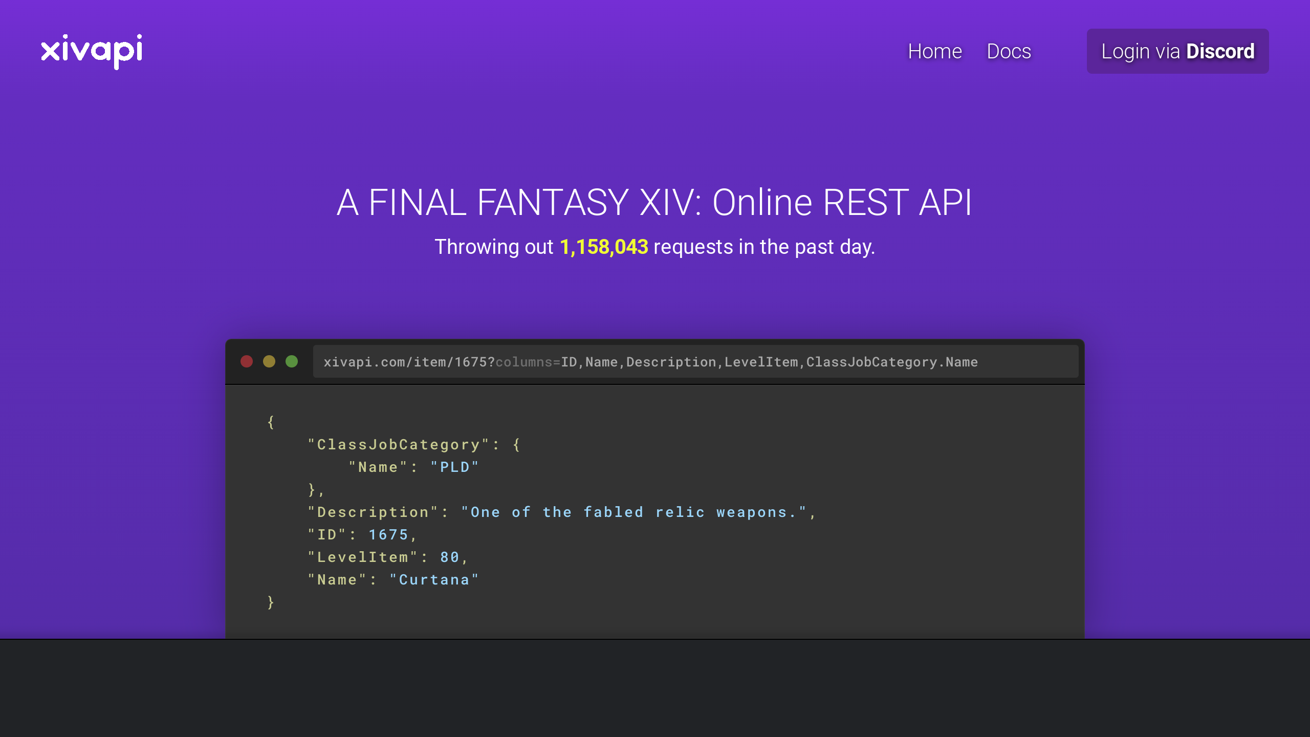 Final Fantasy XIV's website screenshot